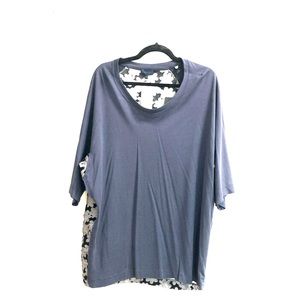 Lanvin - New Navy Sheer Embroider Shirt